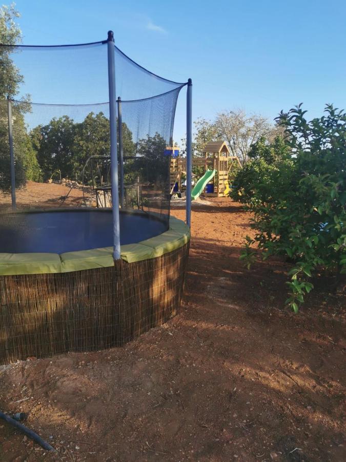 Casa Azul-Tiny House With Fantastic View, Big Outdoor Space And Pool シルヴェス エクステリア 写真