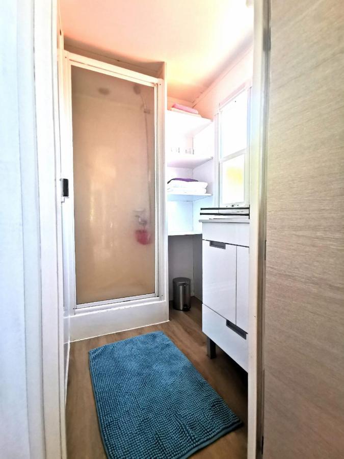 Casa Azul-Tiny House With Fantastic View, Big Outdoor Space And Pool シルヴェス エクステリア 写真