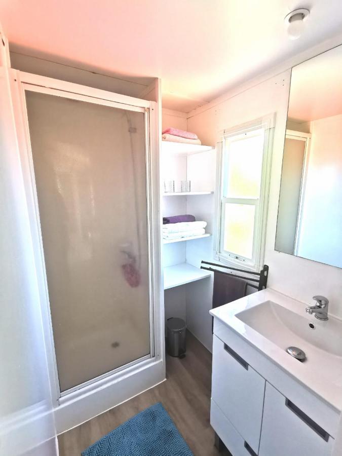 Casa Azul-Tiny House With Fantastic View, Big Outdoor Space And Pool シルヴェス エクステリア 写真